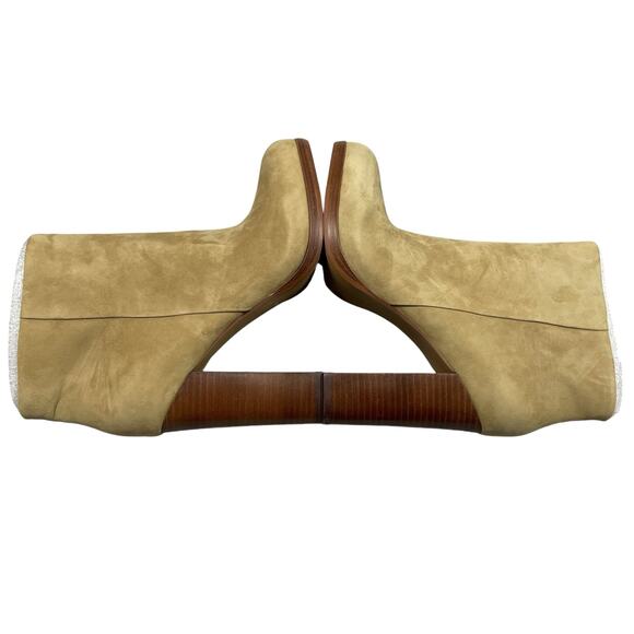 Vince Camuto Cayelsa Bootie 10 Tan Leather Neutral Classic Boho - Picture 7 of 14